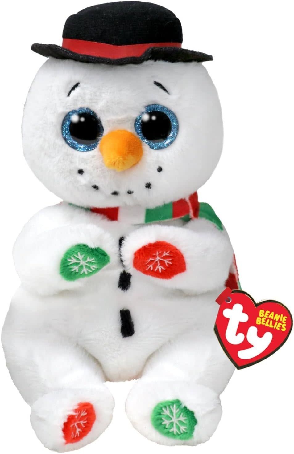 Ty Beanie Bellies Regular Christmas Weatherby Snowman