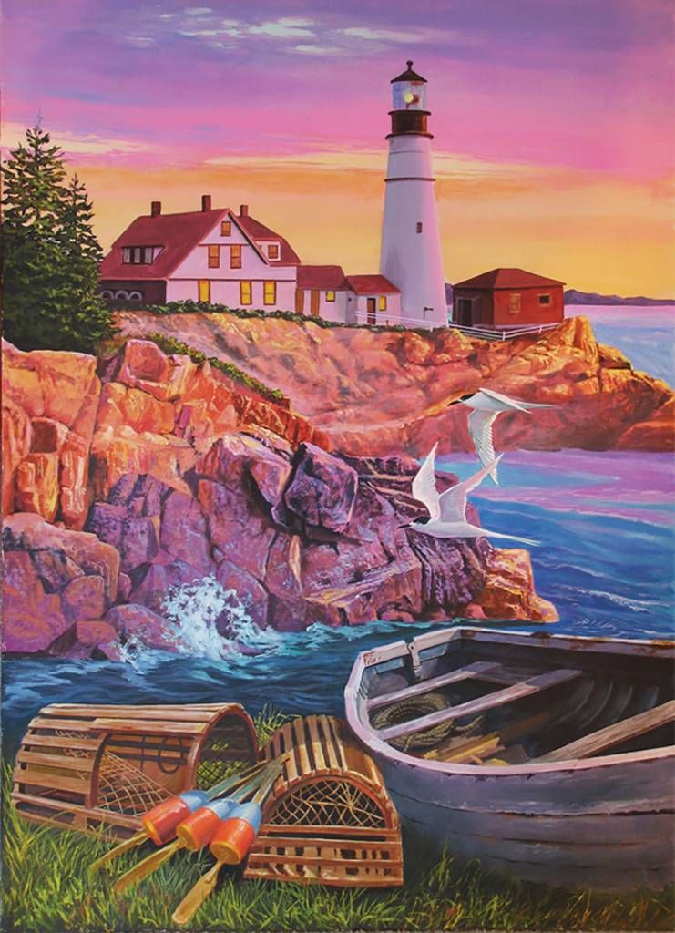 Cobble Hill Puzzle 275pc Lighthouse Cove