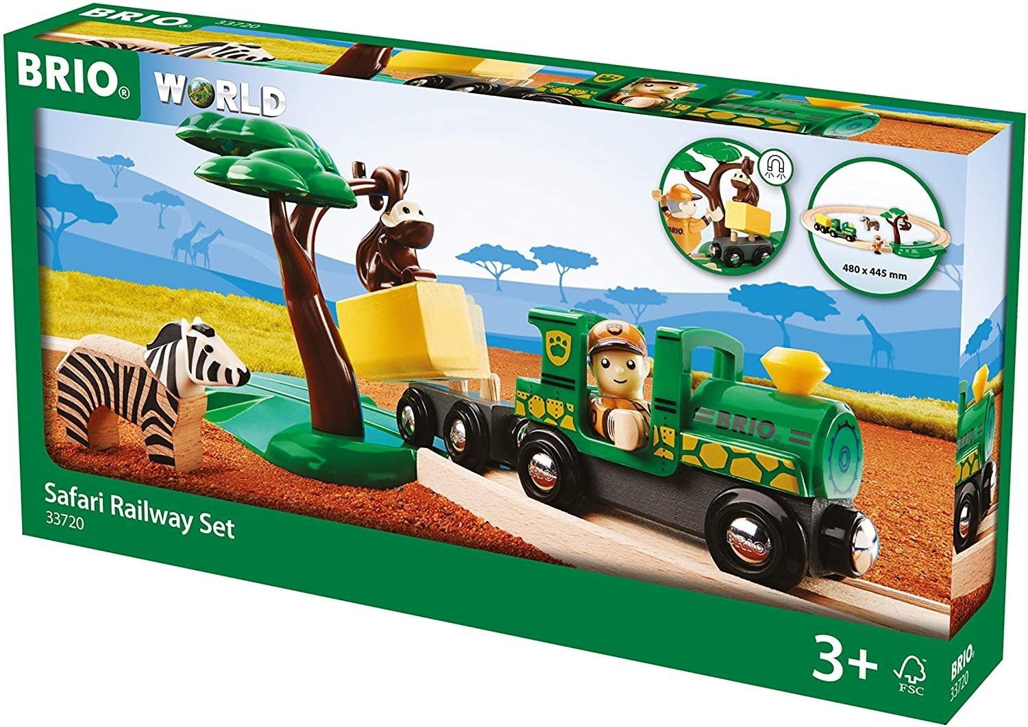 Brio World Railway Safari Train Starter Set