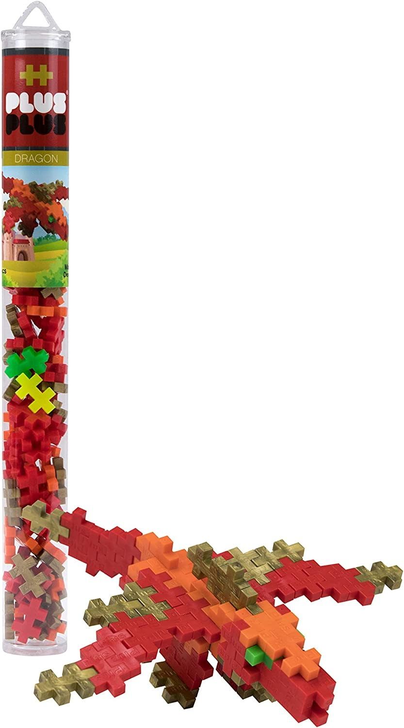Plus-Plus Tube Dragon
