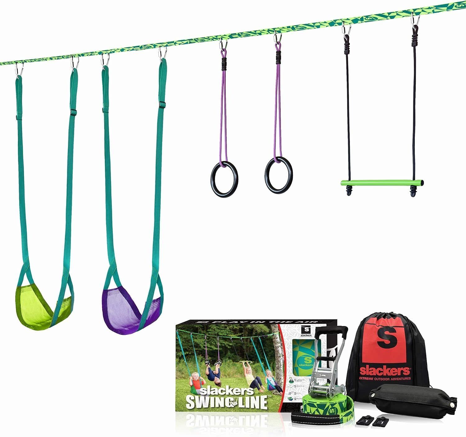 Slackers Swing Line 36&#39; with 4 Swings