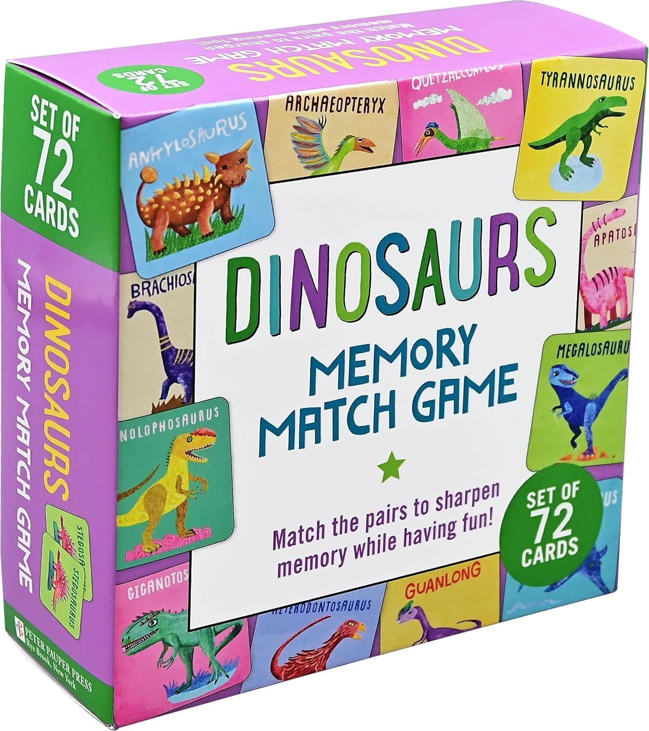Memory Match Game Dinosaurs