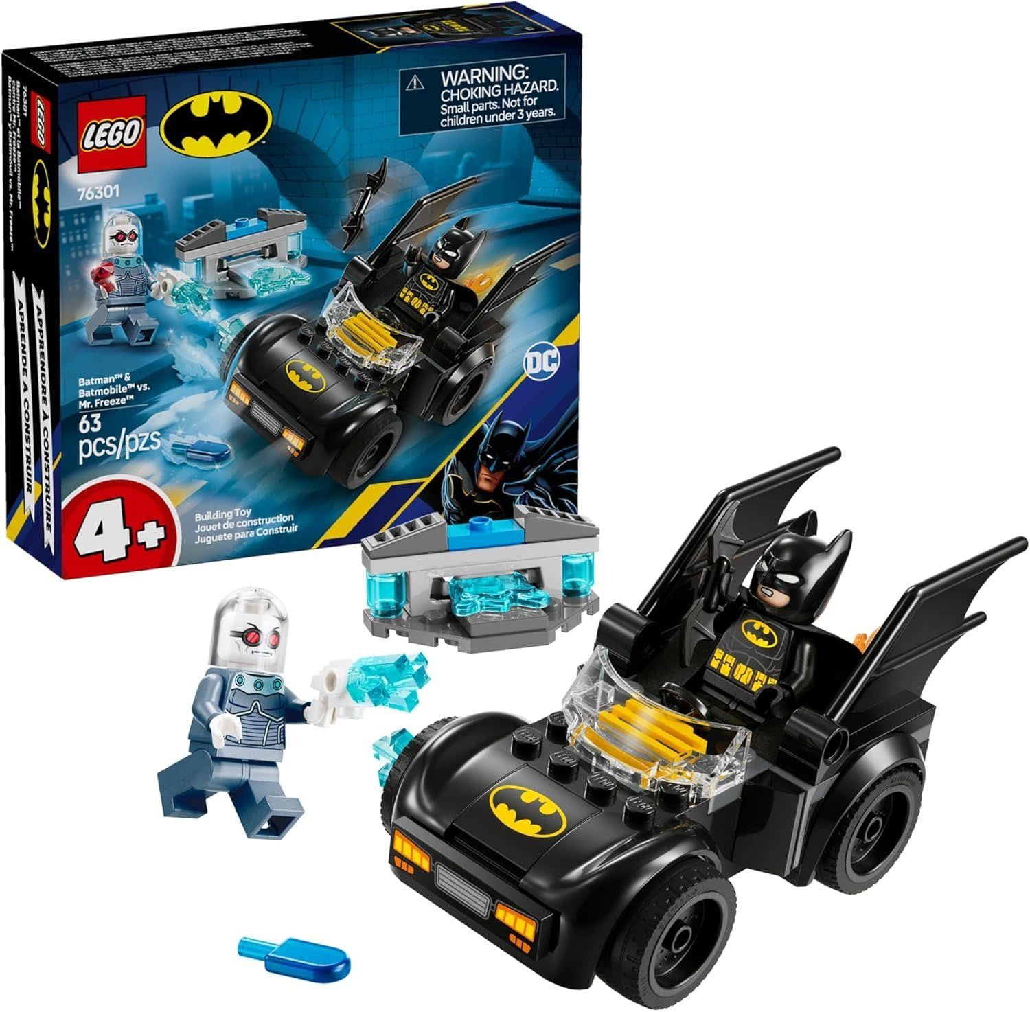Lego Super Heros Batman &amp; Batmobile vs Mr. Freeze