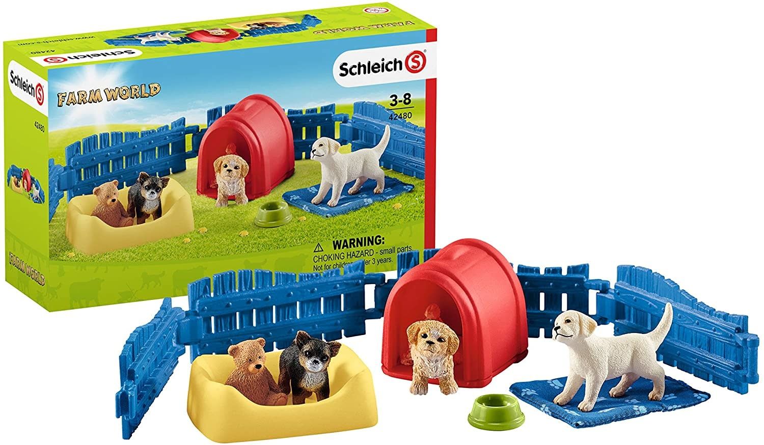 Schleich Farm World Puppy Pen