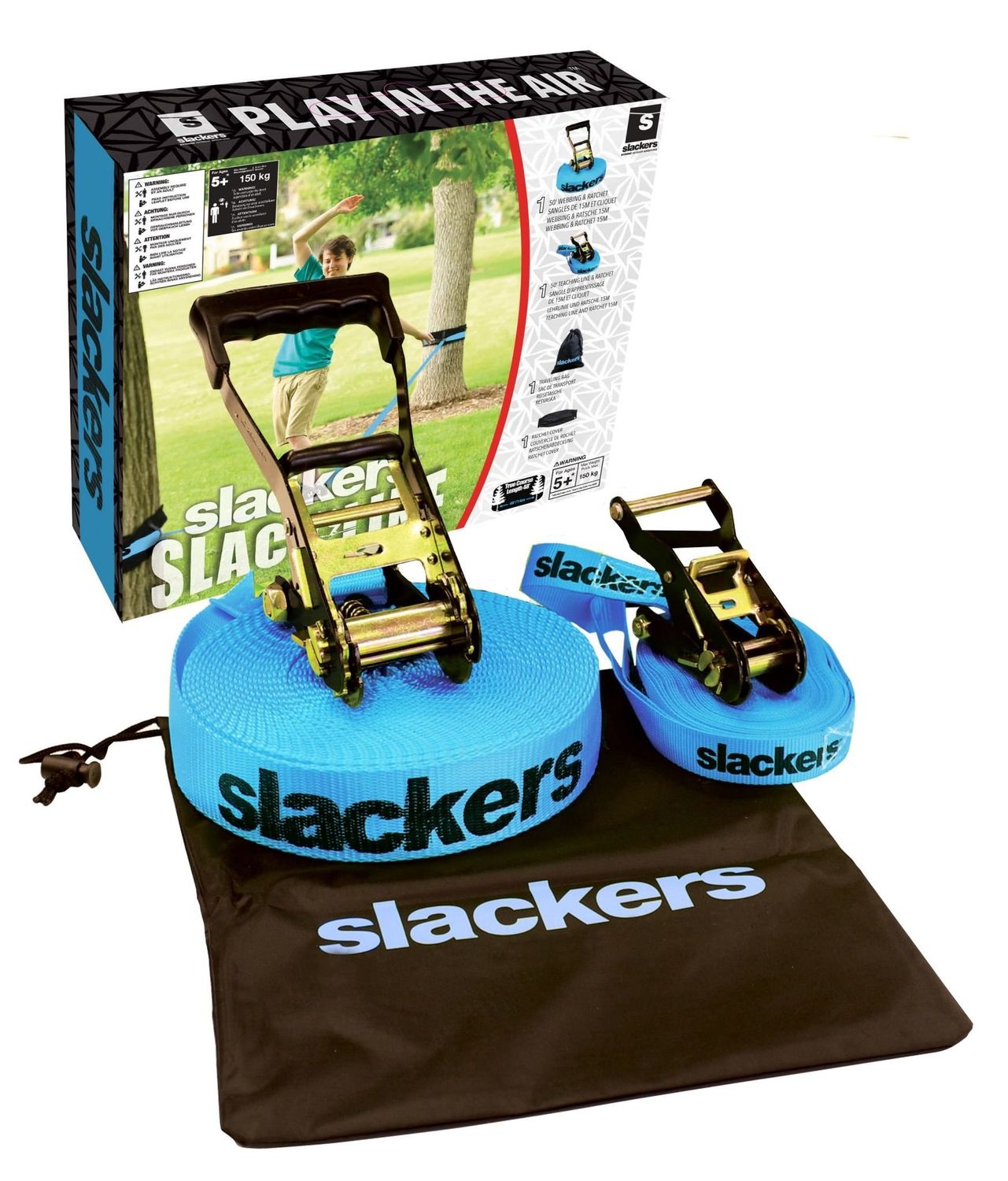 Slackers Slackline 50&#39; with Teaching Line