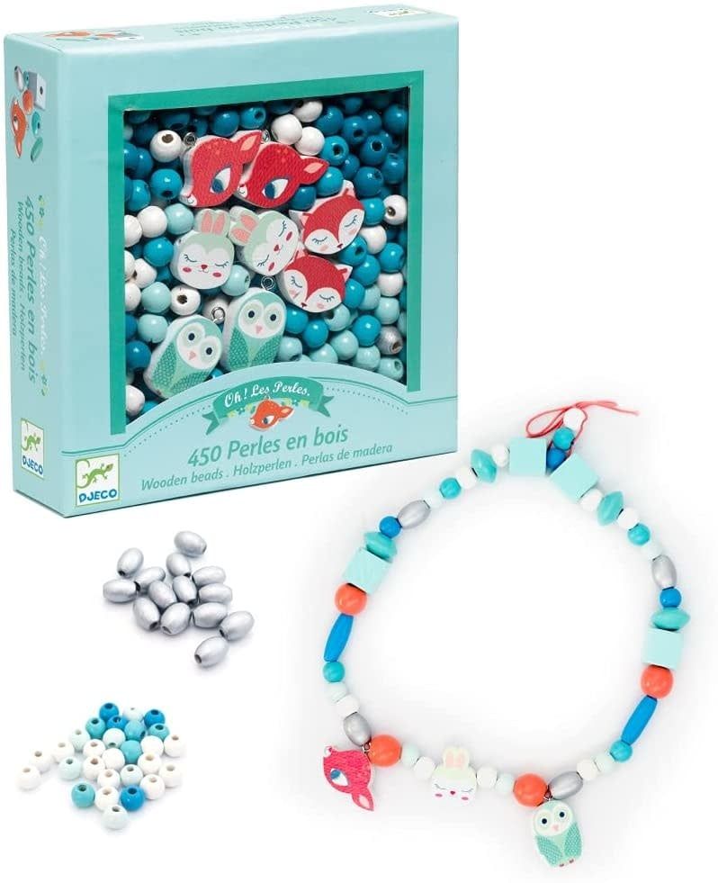 Djeco Wooden Beads Little Animals