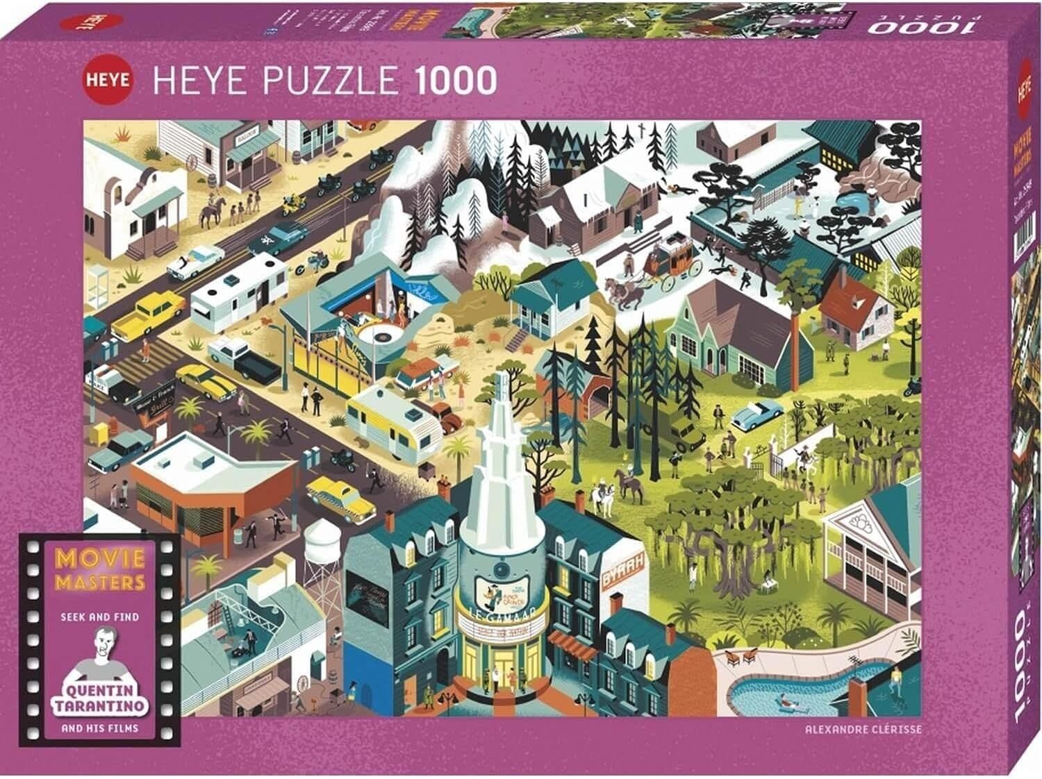 Heye Puzzle 1000pc Movie Masters - Tarantino
