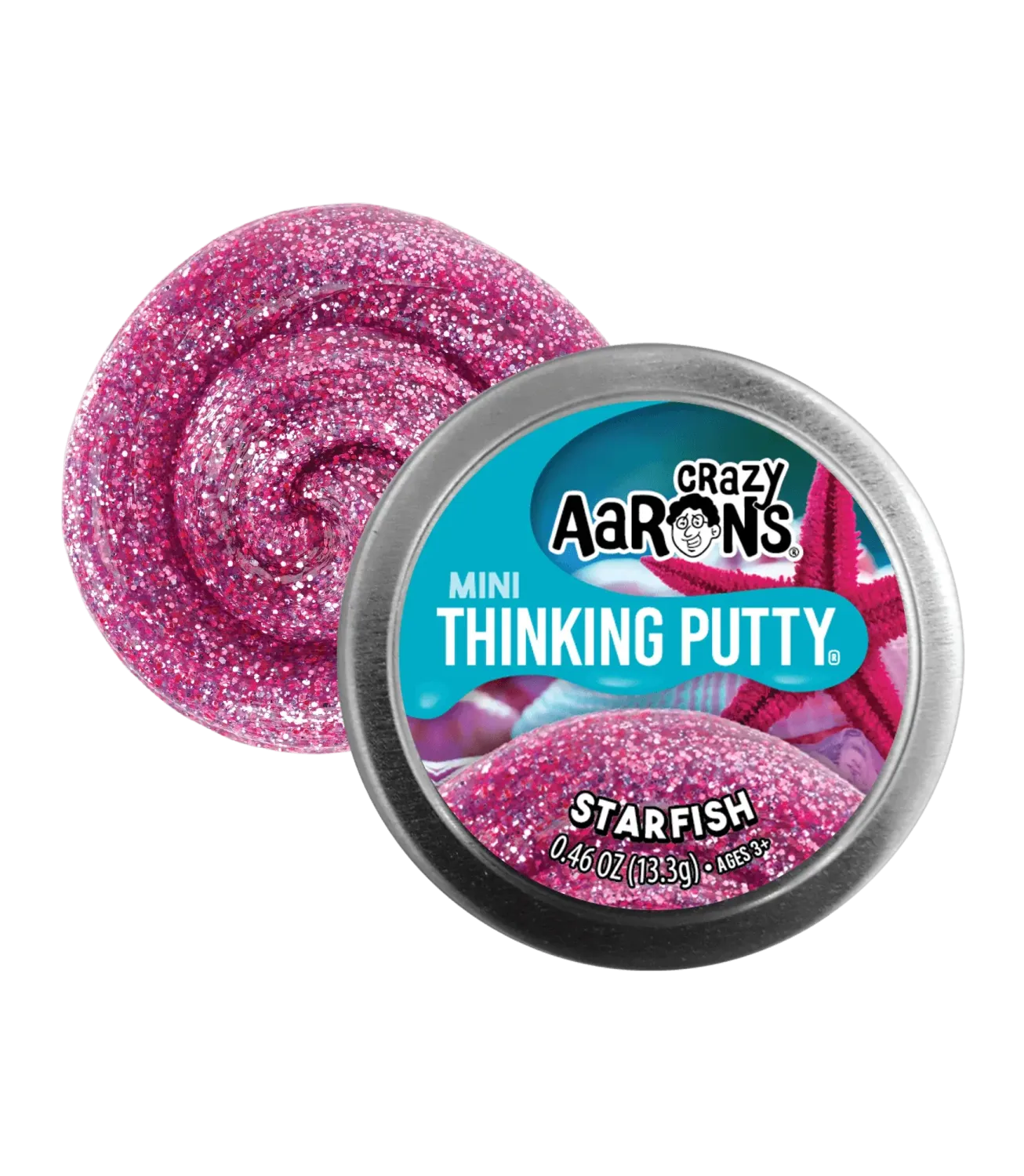 Crazy Aaron&#39;s Thinking Putty Mini Tin Starfish