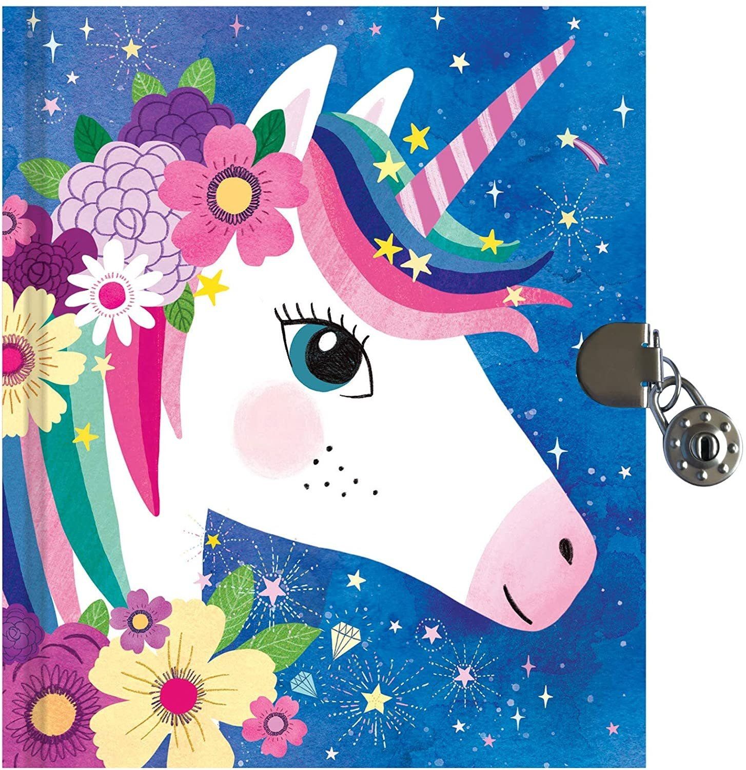 Unicorn Locked Diary