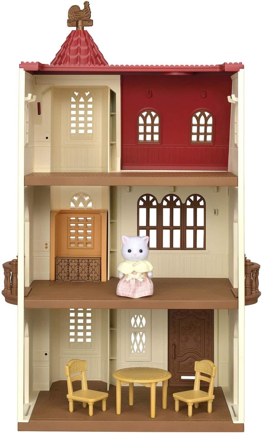 Calico Critters Red Roof Tower Home