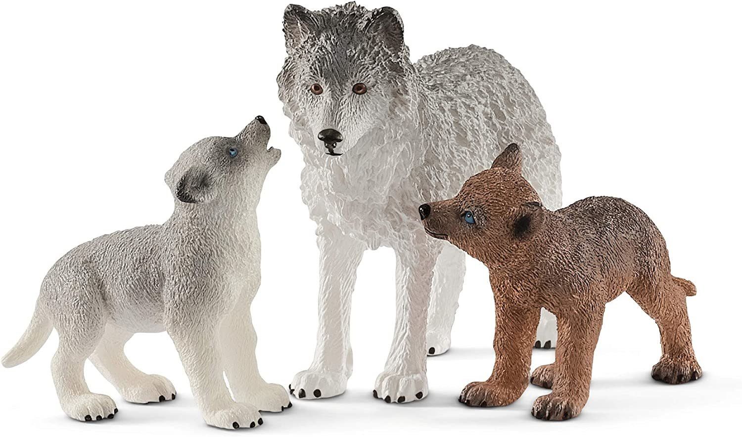 Schleich Wild Life Mother Wolf with Pups