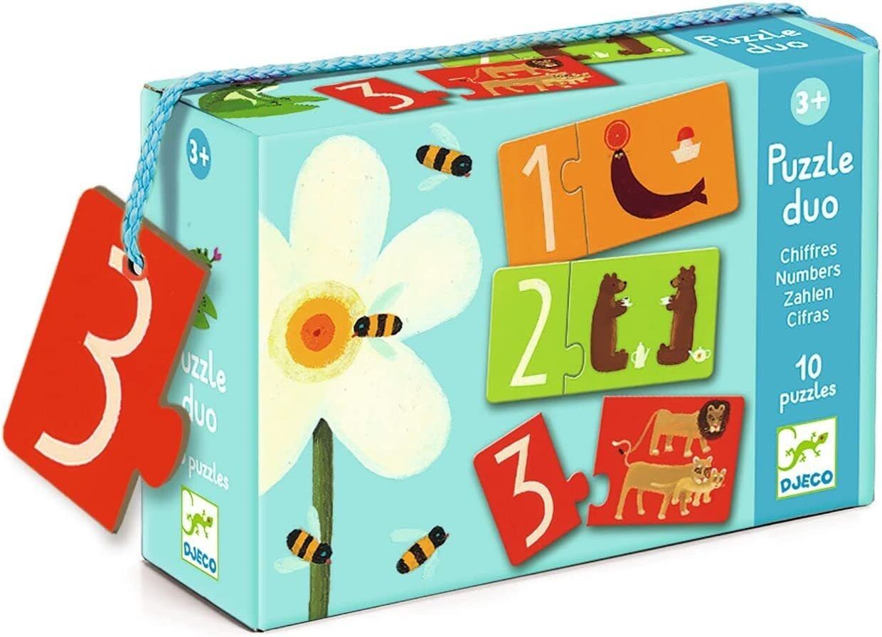 DJeco Puzzle 10pc Duo Numbers