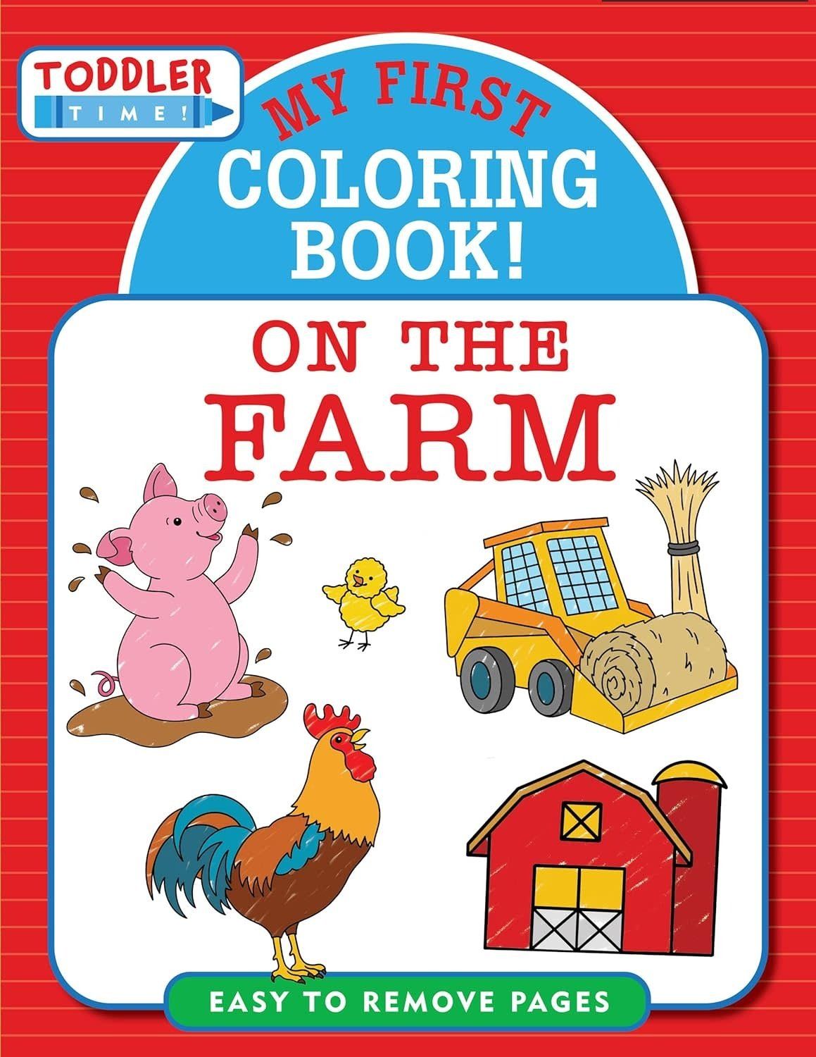 My First Coloring Book Farm