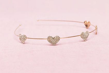 Great Pretenders Rhinestone Heart Headband