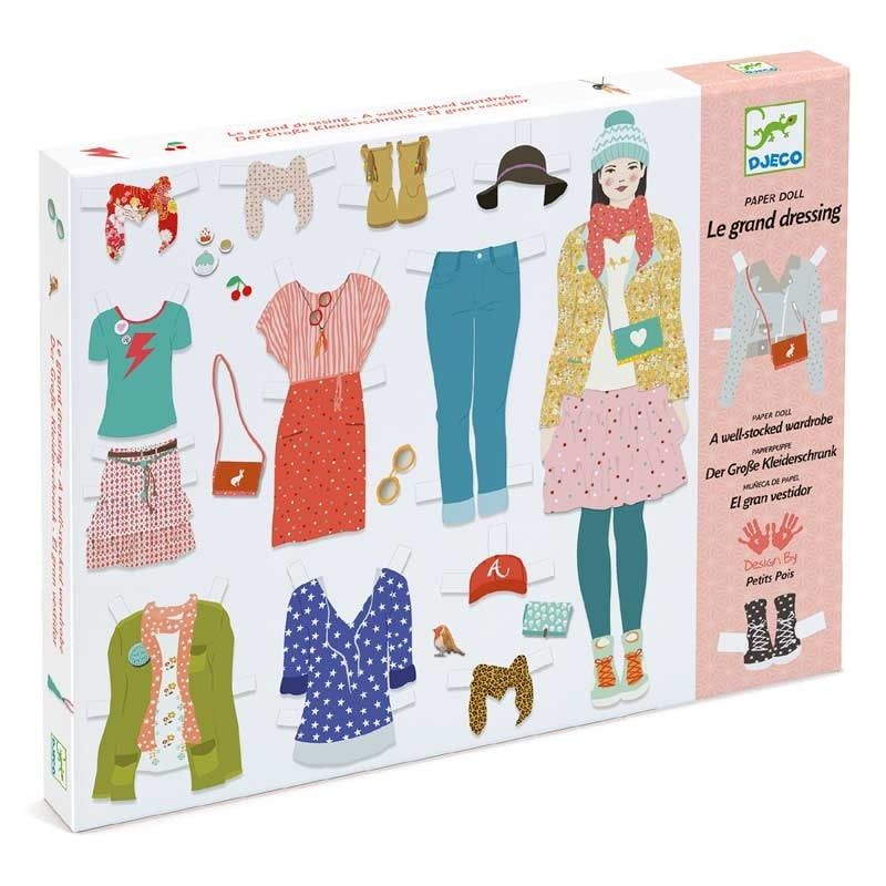 Djeco Paper Dolls One Big Dressing Room
