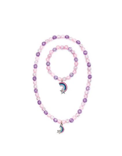 Great Pretenders Necklace/Bracelet: Purple Rainbow