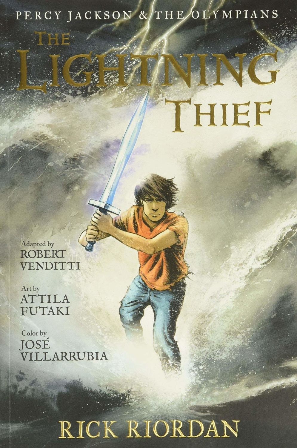 Percy Jackson Graphic Novel Book 1 Lightning Thief