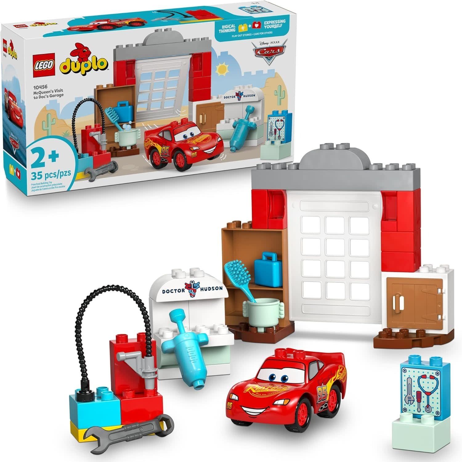 Lego Duplo McQueens Visit to Doc&#39;s Garage