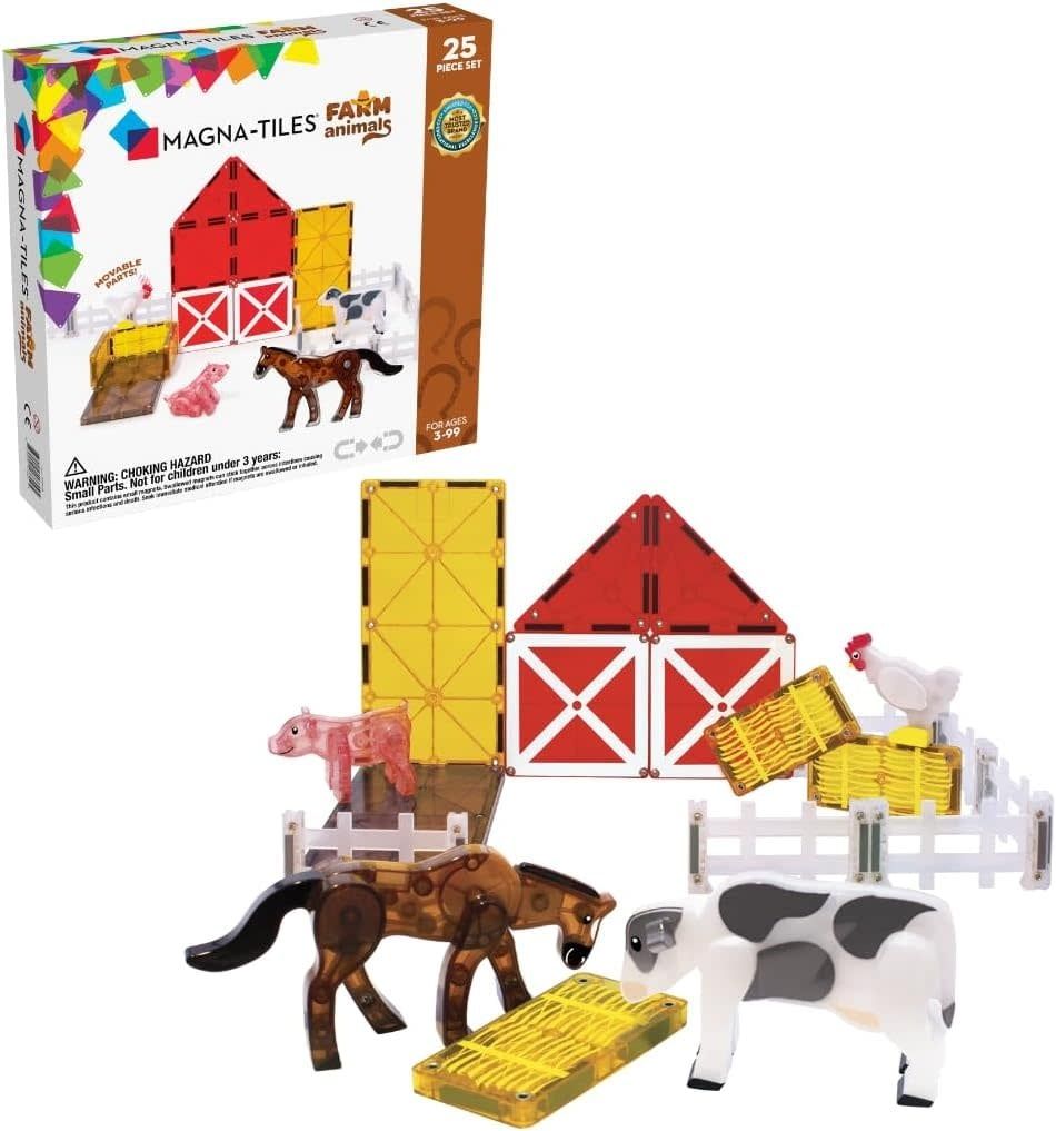 Magna-Tiles Farm Animals 25 Piece Set