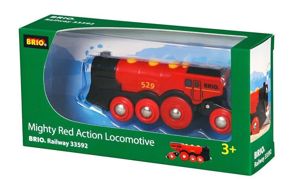 Brio World Train Mighty Red Locomotive