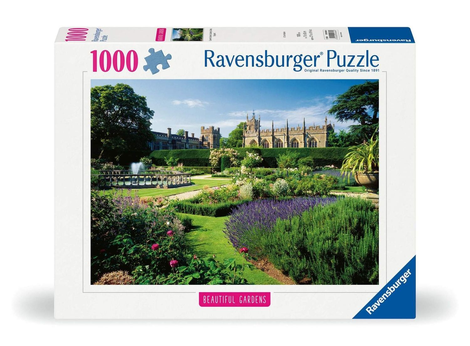 Ravensburger Puzzle 1000pc Queen&#39;s Garden Sudely Castle