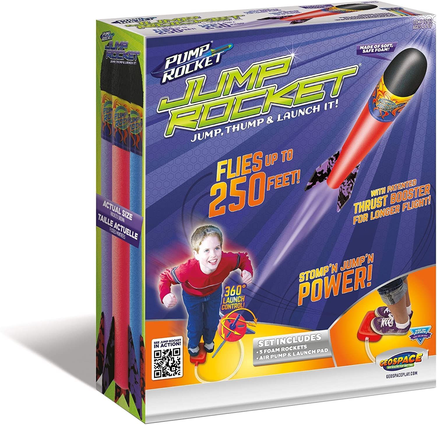 Geospace Jump Rocket Launcher &amp; 3 Rockets