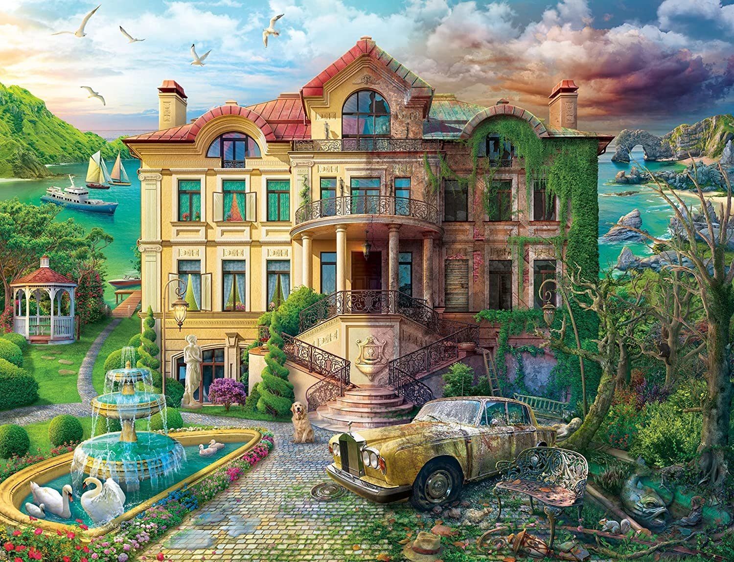 Ravensburger Puzzle 2000pc Cove Manor Echoes