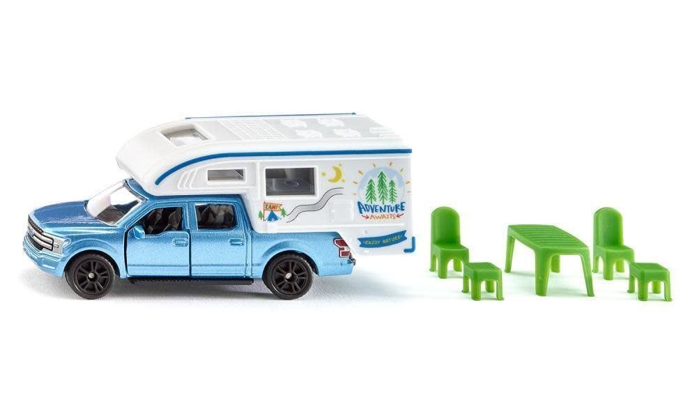 Siku Die Cast Ford F150 Pick-Up Camper