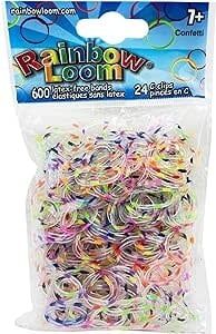 Rainbow Loom Rubber Bands Confetti