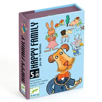 Djeco Happy Family Speed Card Game