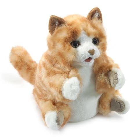 Folkmanis Puppet Orange Tabby Hand Puppet