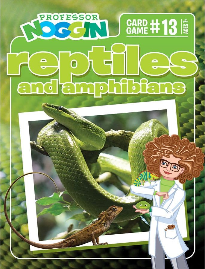 Professor Noggin&#39;s Trivia Game: Reptiles and amphibians
