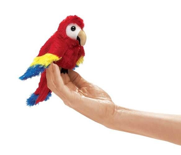 Folkmanis Puppet Mini Scarlet Macaw