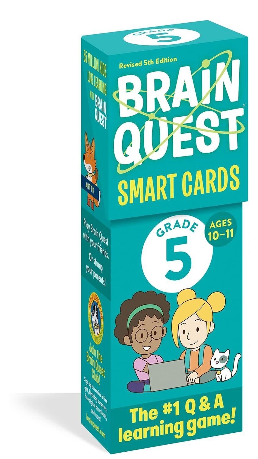 Brain Quest Smart Cards Grade 5 Ages 10-11