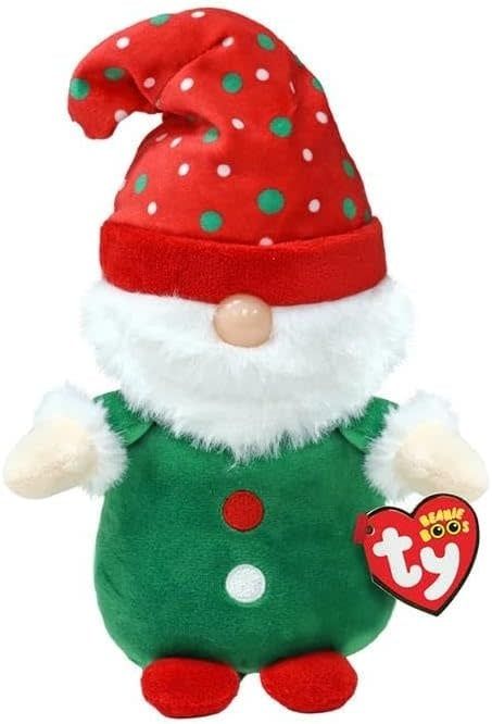 Ty Beanie Boo Regular Christmas Gnome Gnolan