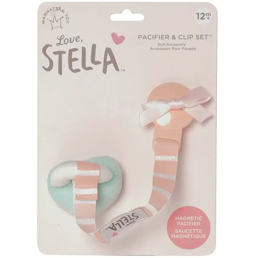 Love, Stella Pacifier &amp; Clip Set