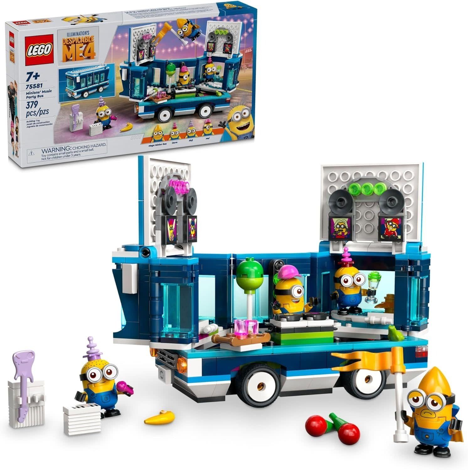 Lego Despicable Me Minions Music Party Bus
