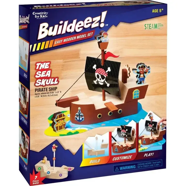 Creativity for Kids Buildeez! The Sea Skull Pirate Ship