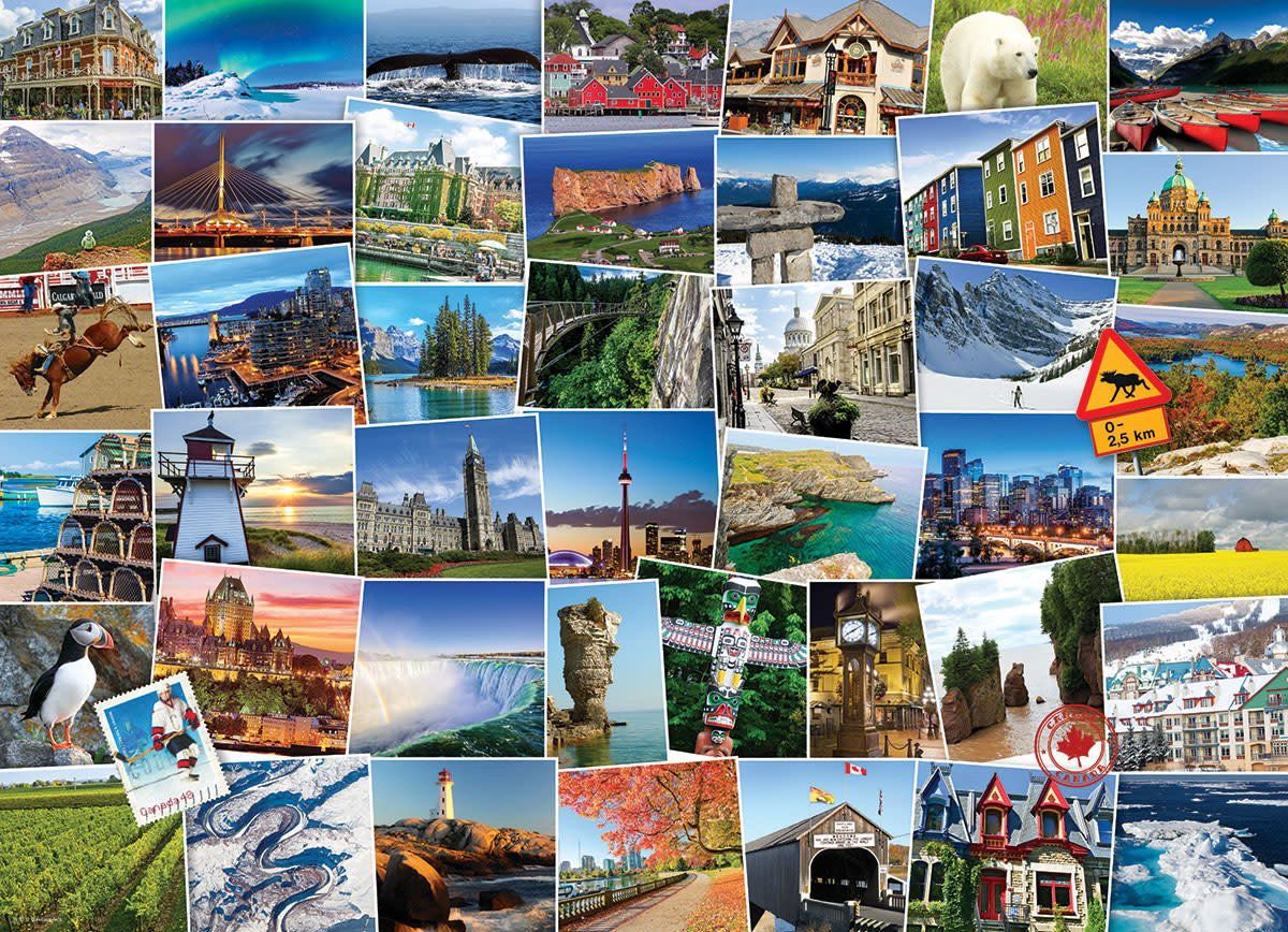 Eurographic Puzzle 1000pc Globetrotter Canada