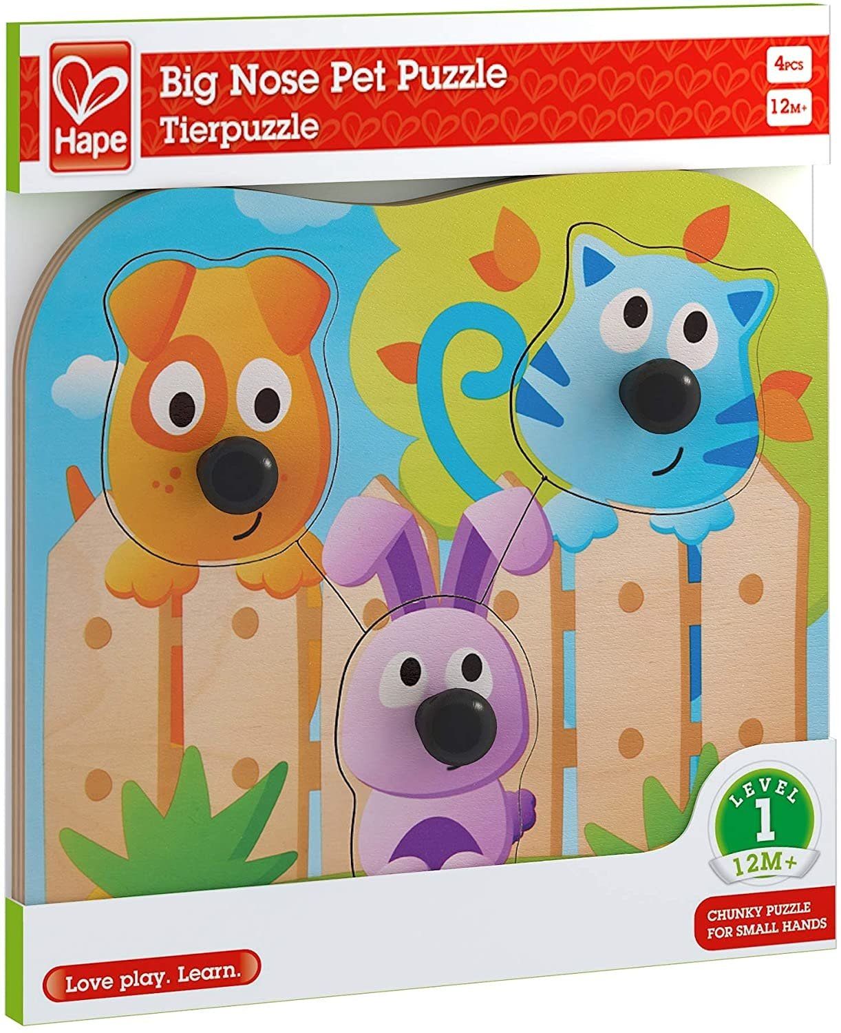 Hape Knob Puzzle Big Nose Pets