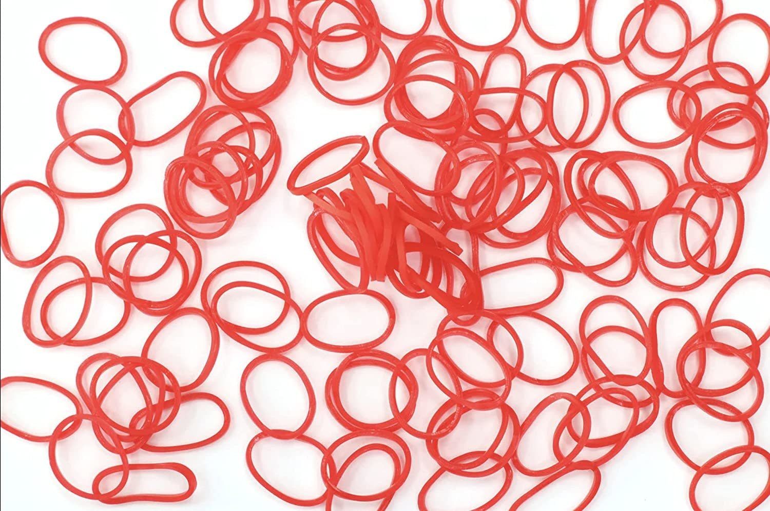 Rainbow Loom Rubber Bands Red