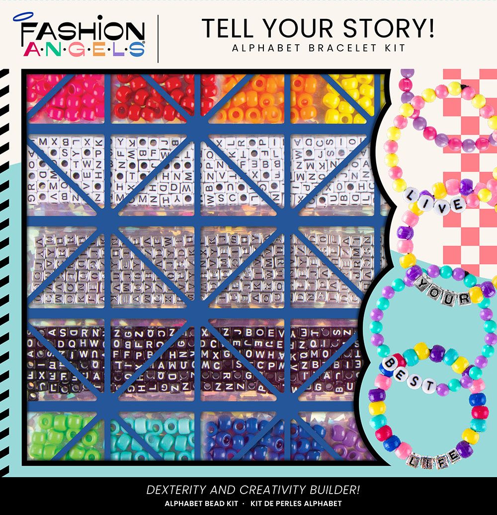 Fashion Angels - Tell Your Story 800+ Alphabet Bead Bracelet Kit