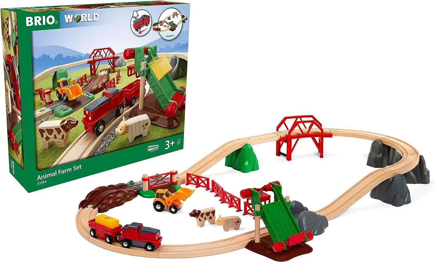 Brio World Railway Animal Farm Set