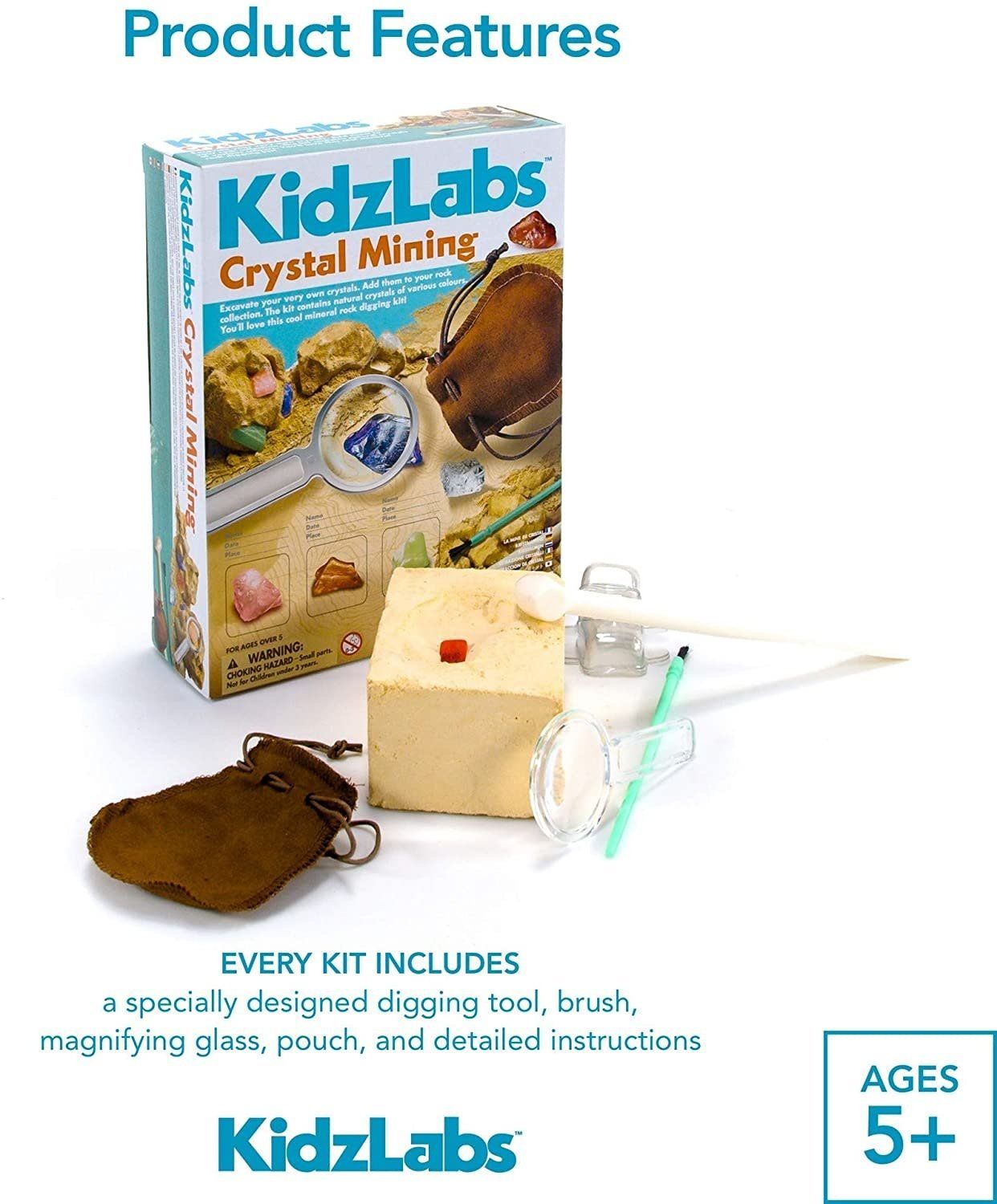 KidzLabs Crystal Mining Kit