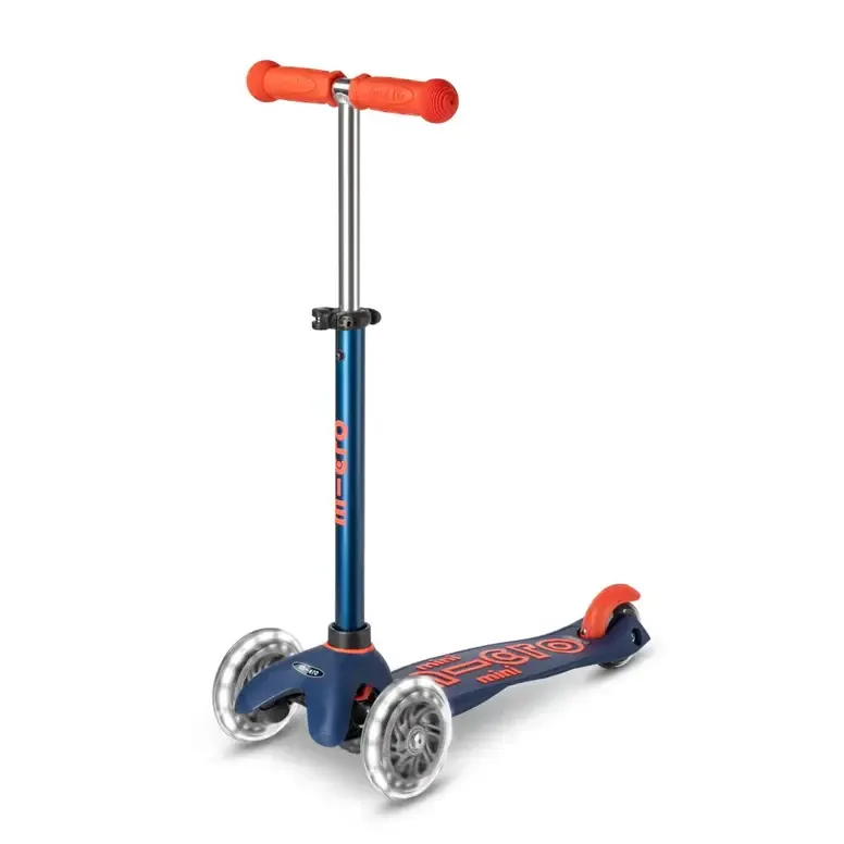 Kickboard Scooter Mini Micro Deluxe LED Blue