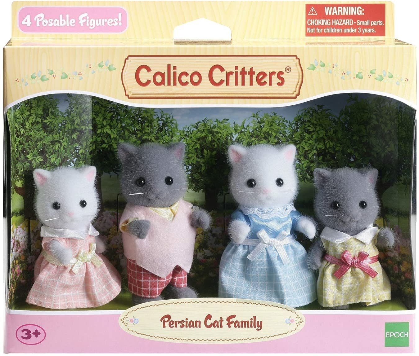 Calico Critters Family Persian Cat Family