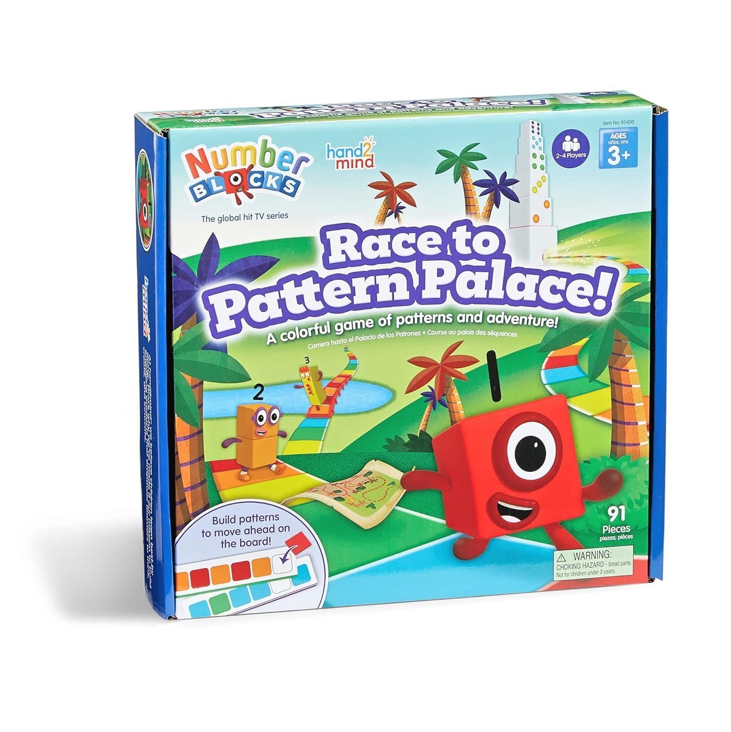 NumberBlocks Race to Pattern Palace Game