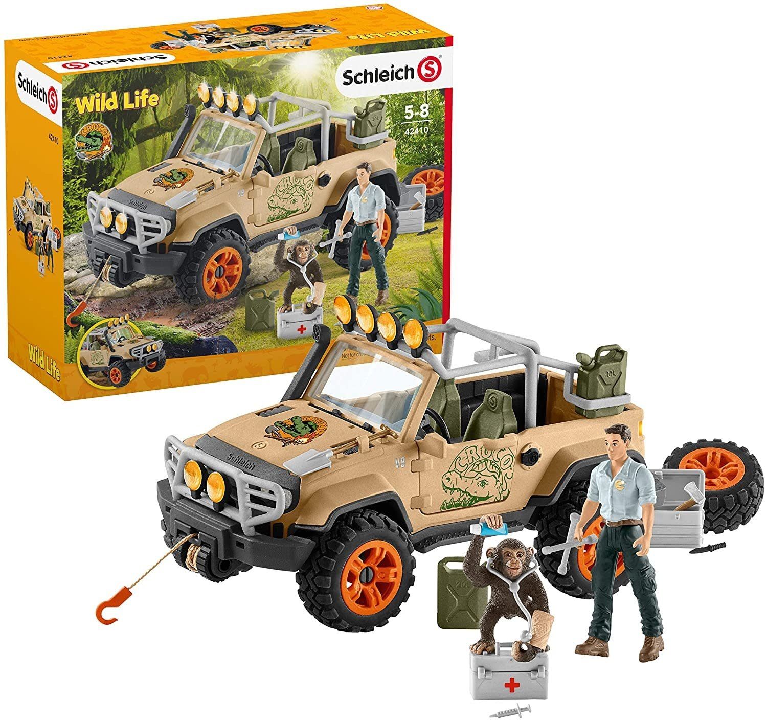 Schleich Wild LIfe 4x4 Vehicle with Winch