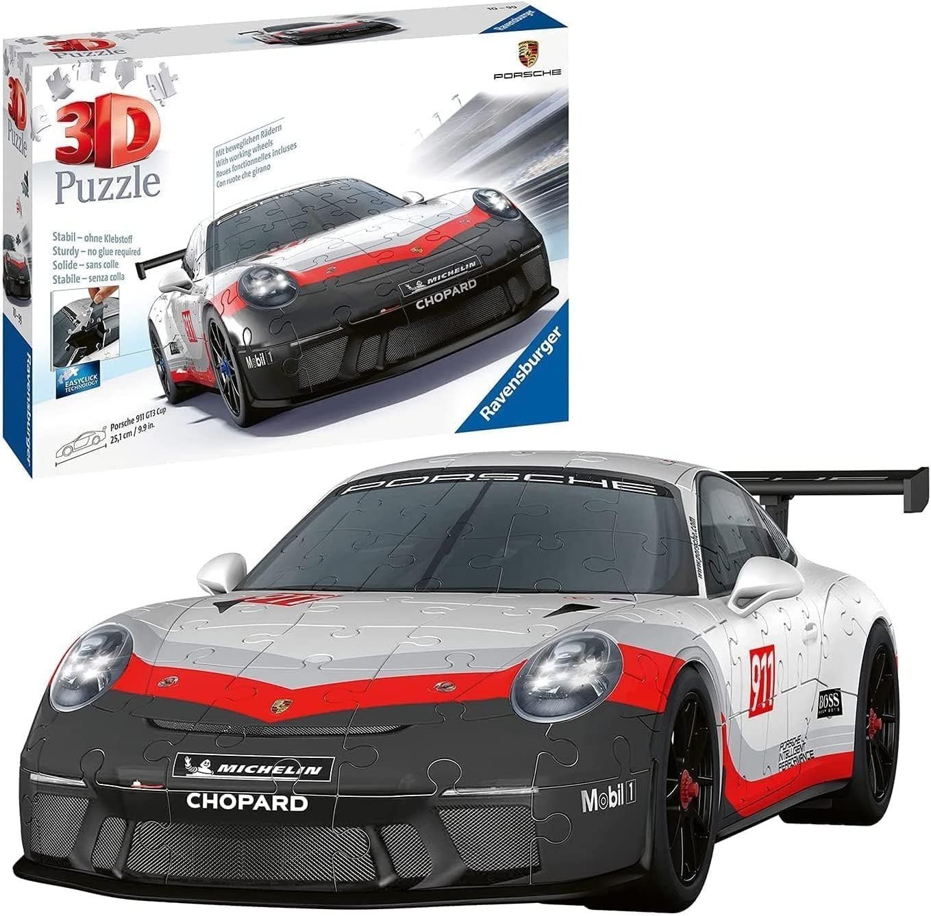 Ravensburger Puzzle 3D Porsche 911 GT3 Cup