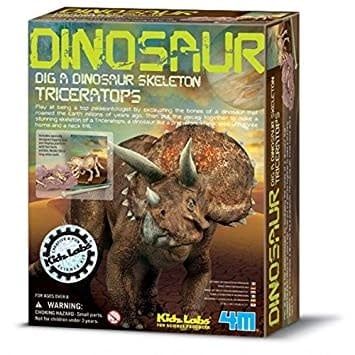KidzLab Dig A Dinosaur Skeleton: Triceratops